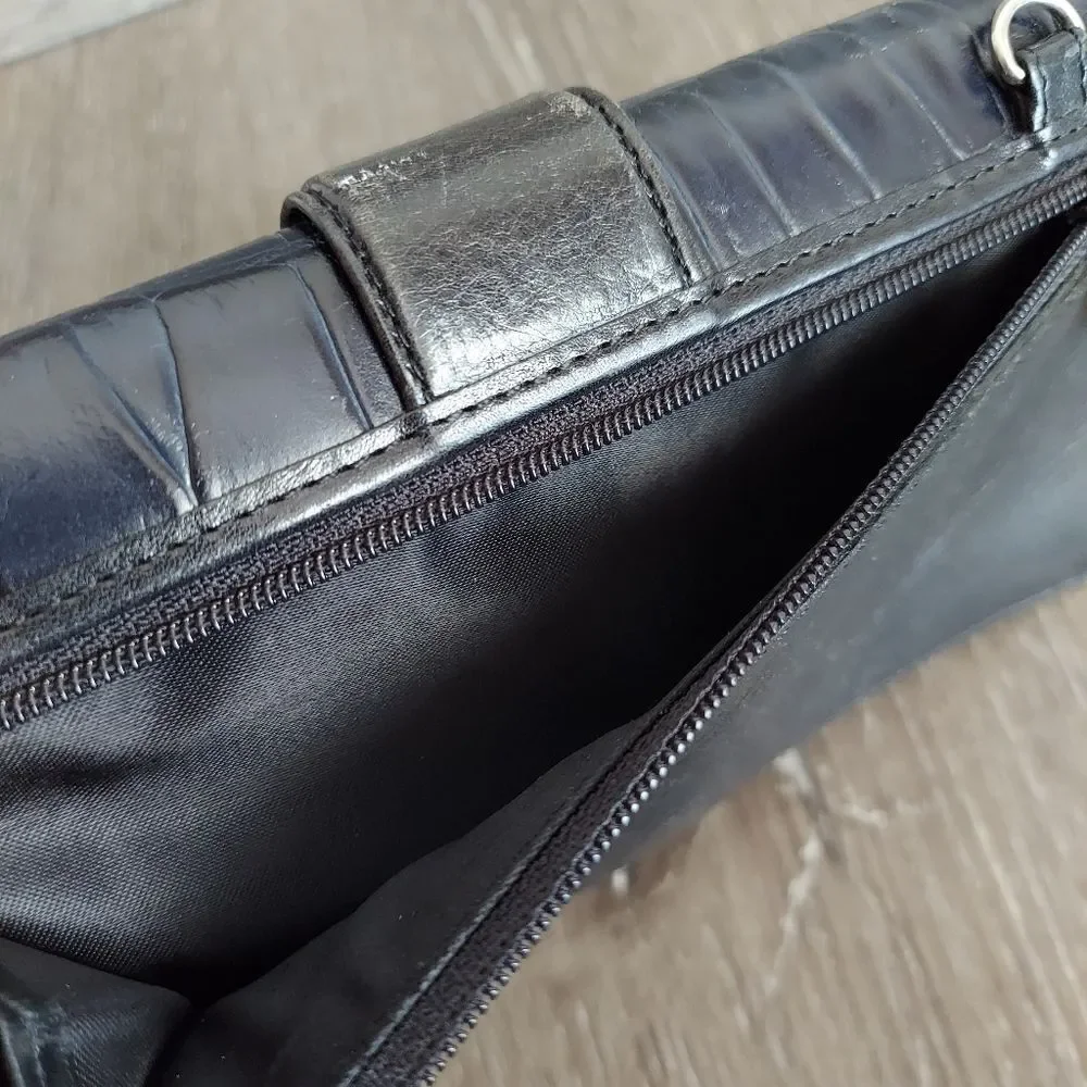 Brighton Navy & Brown Wallet/Crossbody Bag